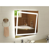 Зеркало с подсветкой для ванной комнаты Торино 50x50 см