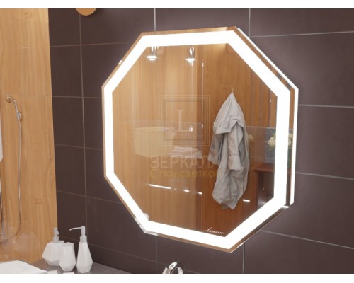 Зеркало с подсветкой для ванной комнаты Тревизо