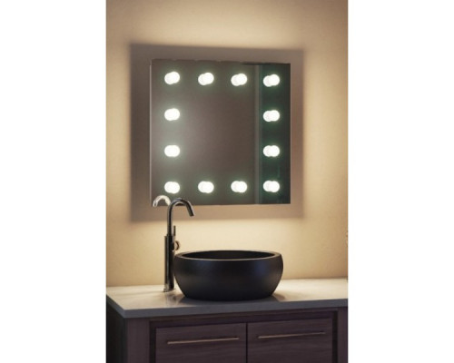 Гримерное зеркало для ванной комнаты 80х80